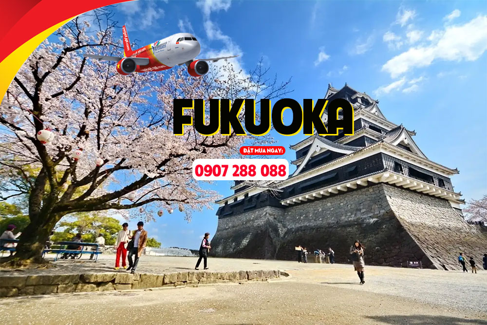 Ghé thăm Fukuoka với Vietjet - giá vé bay từ 890K!
