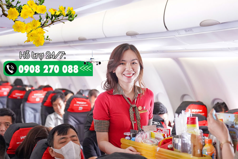 Vietjet mở bán vé Tết 2025 giá chỉ từ 610K/lượt!