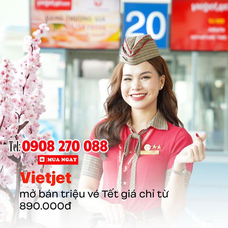 Vietjet chính thức mở bán vé máy bay TẾT 2025 Ất Tỵ 2 Vietjet chính thức mở bán vé máy bay TẾT 2025 Ất Tỵ
