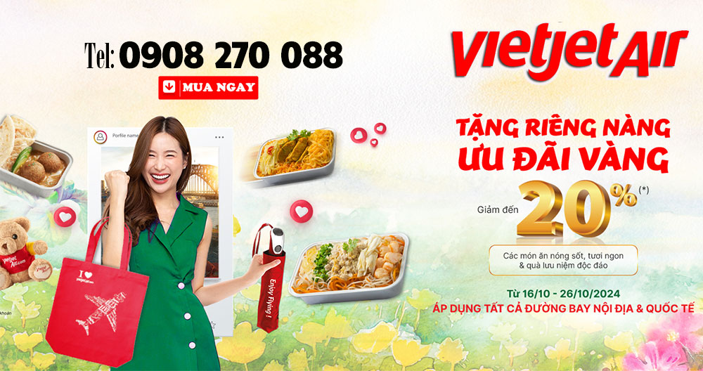 Giảm 20% hóa đơn nhân ngày Phụ nữ Việt Nam