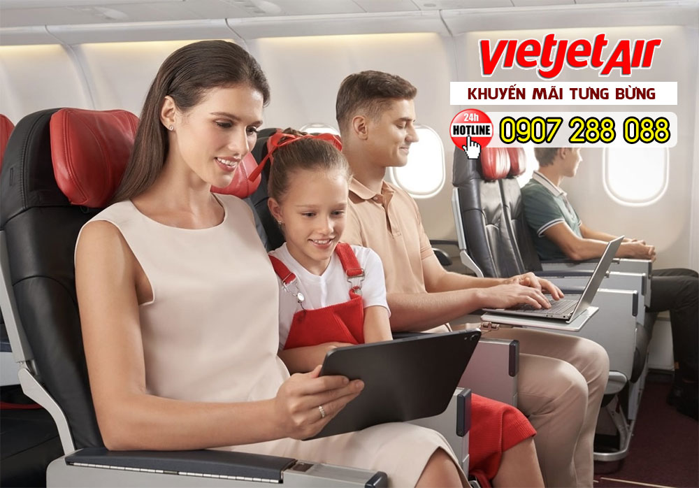 Bay cùng hạng vé Skyboss giá siêu ưu đãi Vietjet Air