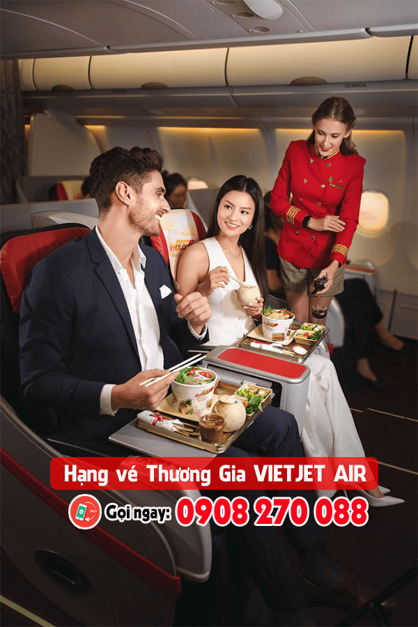 Phong cách người dẫn đầu - bay Vietjet và đặc quyền hạng thương gia