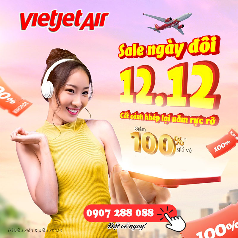 Săn sale ngày đôi cuối năm - bay nội địa & quốc tế! 3 Săn sale ngày đôi cuối năm - bay nội địa & quốc tế!