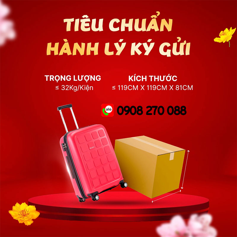 Hành lý ký gửi gọn gàng - đón tết vui rộn ràng cùng Vietjet Air 2 Hành lý ký gửi gọn gàng - đón tết vui rộn ràng cùng Vietjet Air