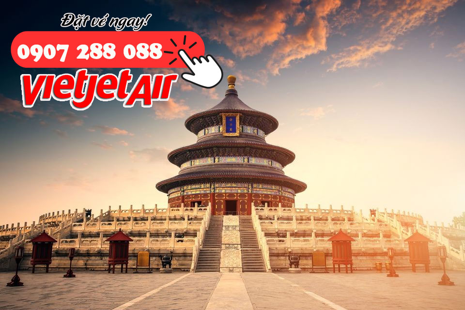 Vietjet mở bán bay thẳng đến Bắc Kinh và Quảng Châu