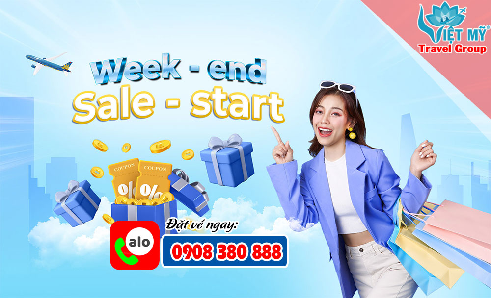 Cuối tuần vui vẻ - săn vé mê say! Bay thôi Vietnam Airlines ơi!