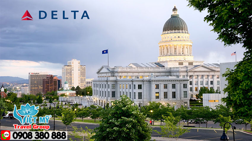 GIẢM giá vé đi Salt Lake nước Mỹ từ 10% hãng Delta Air Lines 3 💥 GIẢM GIÁ LÊN ĐẾN 10% từ Delta Air Lines