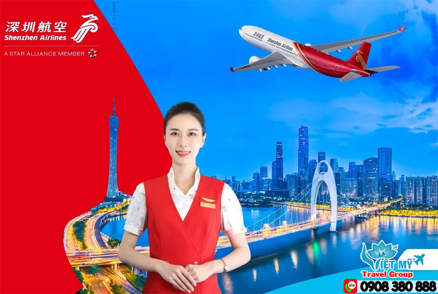 Shenzhen Airlines ưu đãi vé bay đến Trung Quốc 2 Shenzhen Airlines ưu đãi vé bay đến Trung Quốc