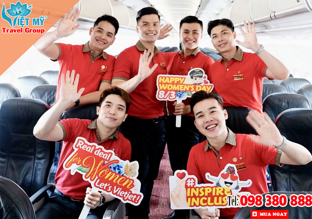 Ưu đãi vé Vietjet nhân 8-3 - Đừng bỏ lỡ!