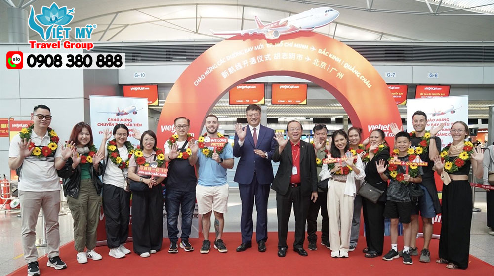 Vietjet khai trương 4 đường bay mới đến Trung Quốc! 4 Vietjet khai trương 4 đường bay mới đến Trung Quốc!