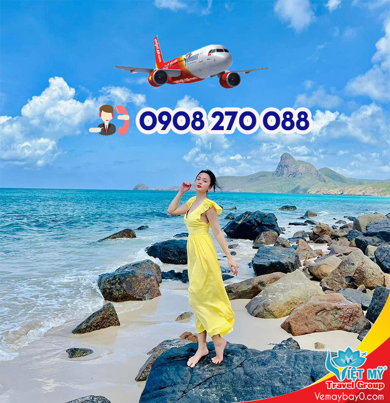 Vietjet mở đường bay thẳng đi Côn Đảo