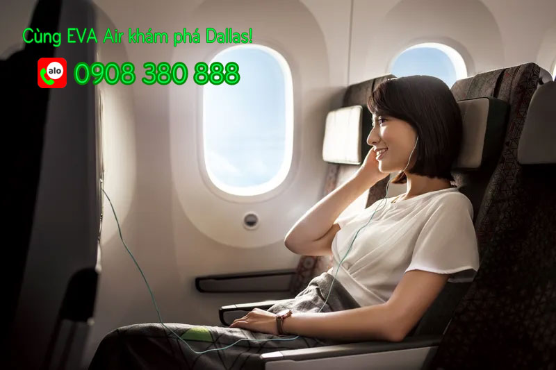 EVA Air mở đường bay đến Dallas Fort Worth (Texas)
