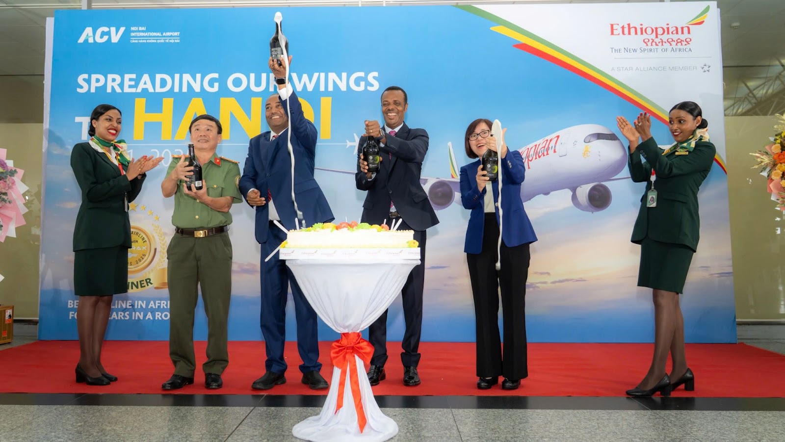 Ethiopian Airlines khai trương đường bay Hà Nội 5 Ethiopian Airlines khai trương đường bay Hà Nội và Addis Ababa