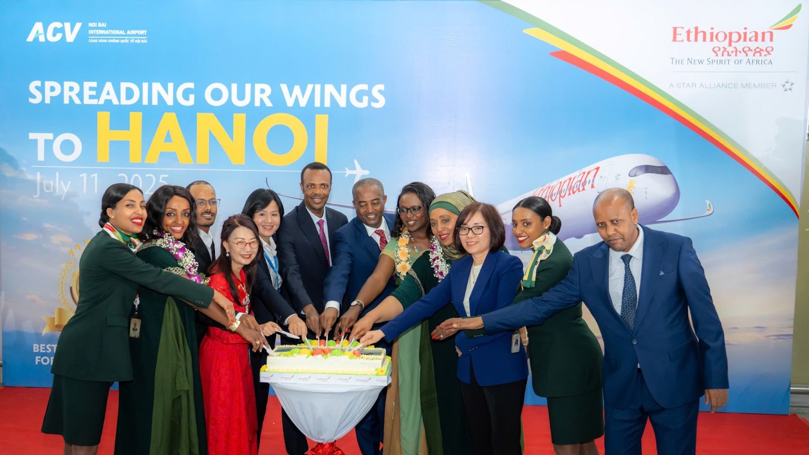 Ethiopian Airlines khai trương đường bay Hà Nội 1 Ethiopian Airlines khai trương đường bay Hà Nội