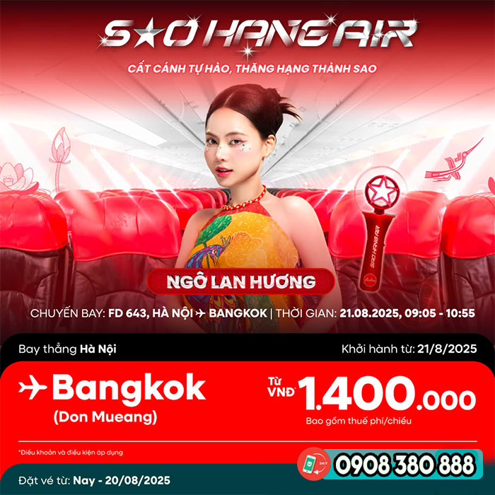 Ưu đãi Quốc khánh AirAsia – Giá chỉ từ 1.109.000đ