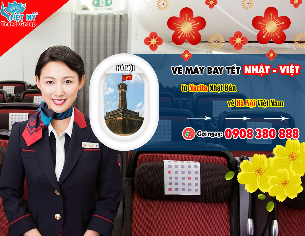 Vé máy bay Tết Nhật Việt từ Narita Nhật Bản về Hà Nội Việt Nam 4 Vé máy bay Tết Nhật Việt từ Narita Nhật Bản về Hà Nội Việt Nam