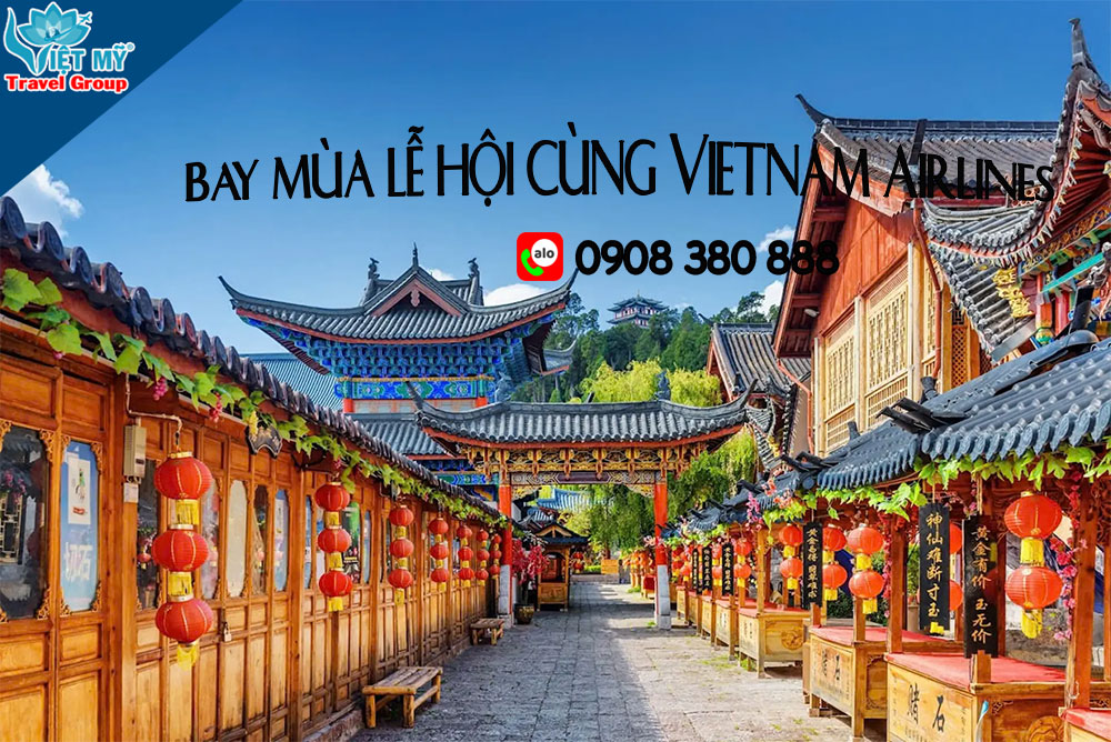 Bay mùa lễ hội cùng Vietnam Airlines - Vé quốc tế giảm sâu đến 30%