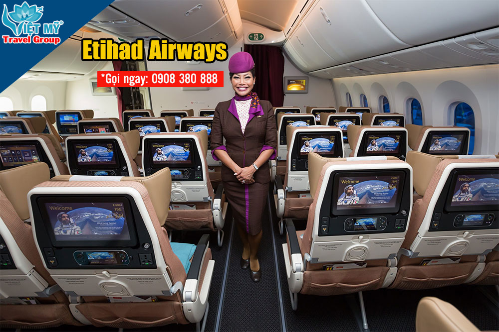 Etihad Airways giảm giá vé siêu hời - bay Á, Phi, Âu!