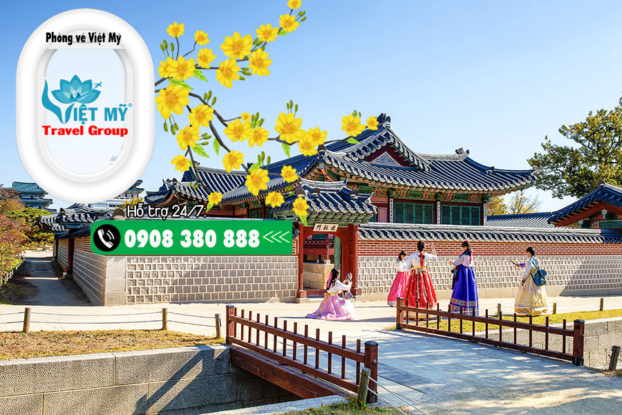 Vé máy bay Tết Hàn Việt từ Busan Hàn Quốc về Hà Nội Việt Nam