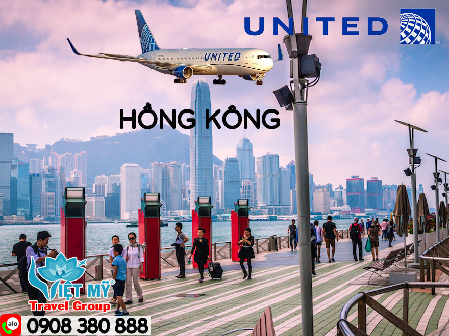 Bay Hồng Kông giá siêu ưu đãi cùng United Airlines