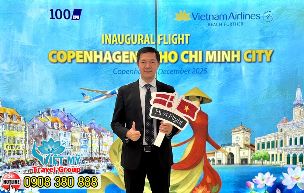 Bay thẳng TpHCM đi Copenhagen - Vietnam Airlines mở cửa ngõ kết nối Bắc Âu