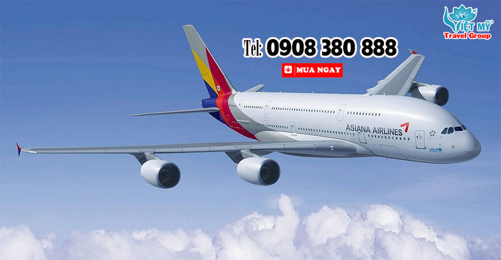 Ưu đãi Asiana Airlines bay Mỹ: tiết kiệm 5% - 10% giá vé máy bay