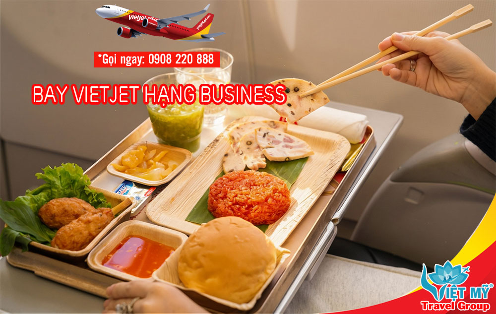 Cùng Vietjet nếm trọn vị Tết trên mây với hạng Business 2026