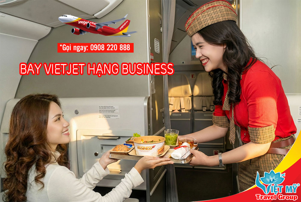 Cùng Vietjet nếm trọn vị Tết trên mây với hạng Business 2026