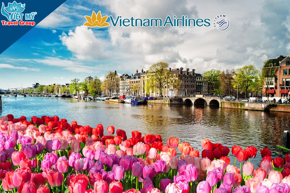 Vietnam Airlines mở bán đường bay thẳng Amsterdam từ 16/6/2026