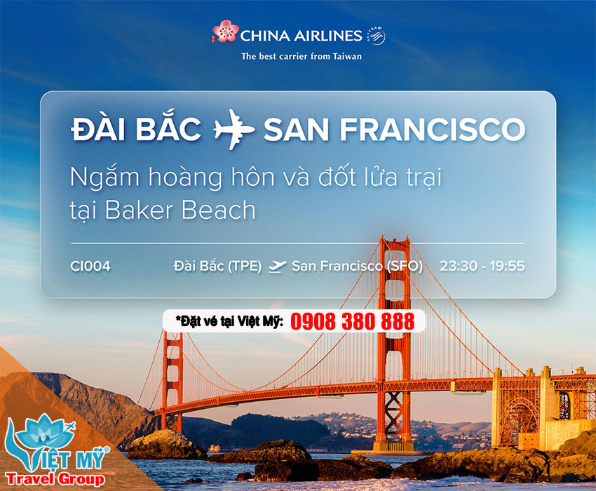 Khám phá mùa Hè tại Mỹ 2026 cùng China Airlines