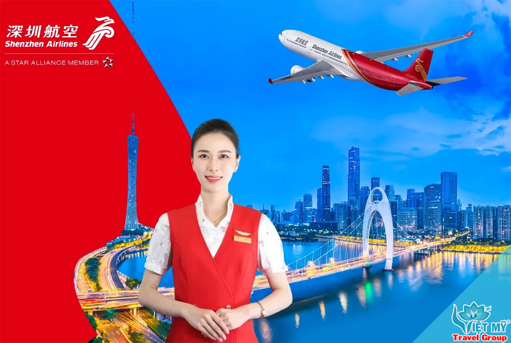 Shenzhen Airlines ưu đãi vé đi Trung Hoa giảm đến 15% từ Hà Nội
