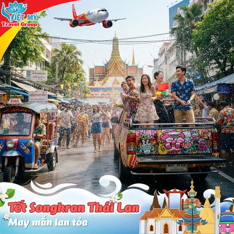 Tháng 4 quẩy cùng lễ hội té nước Đông Nam Á – Bay ngay cùng Vietjet Air 3 Tháng 4 quẩy cùng lễ hội té nước Đông Nam Á – Bay ngay cùng Vietjet Air