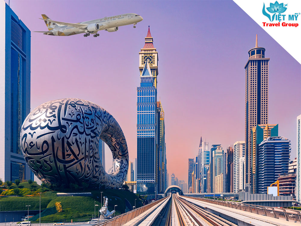 Săn vé Etihad Airways giá tốt đi Dubai, Paris, London hè 2026