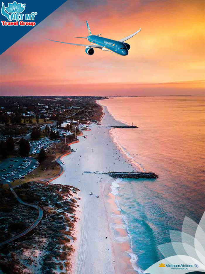 Vé máy bay Vietnam Airlines đi Perth chỉ từ 14.099.000 VNĐ khứ hồi