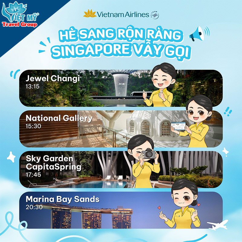 Vé Vietnam Airlines Hà Nội đi Singapore chỉ từ 6.203.000 VNĐ khứ hồi hè 2026 2 Vé Vietnam Airlines Hà Nội đi Singapore chỉ từ 6.203.000 VNĐ khứ hồi hè 2026