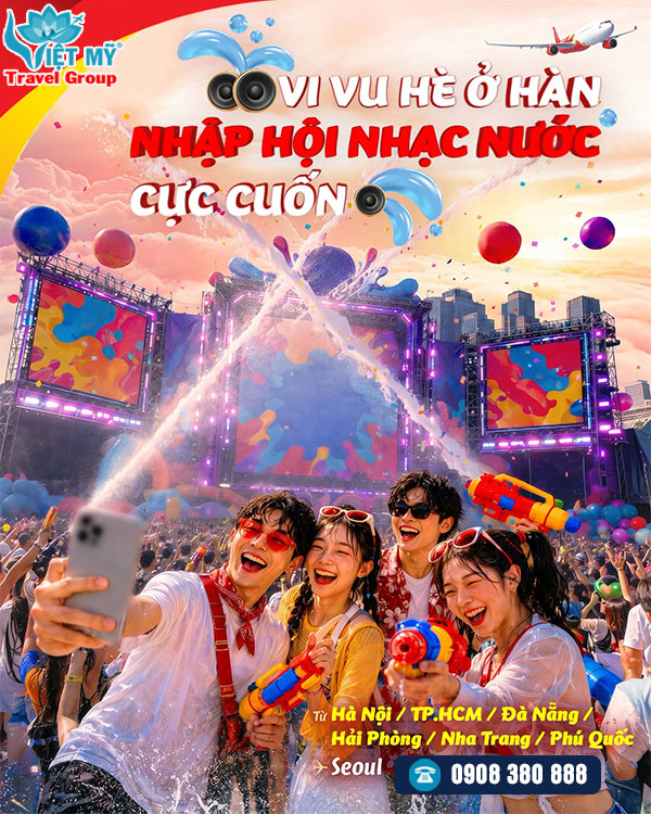 Bay Vietjet đến Seoul giảm đến 20% – Săn vé ưu đãi, hòa mình vào lễ hội mùa hè Hàn Quốc