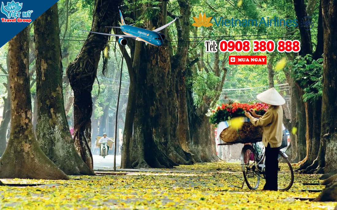 Đón sắc vàng tháng 8 cùng Vietnam Airlines - Giảm đến 15% giá vé