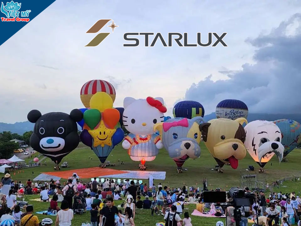 Happy Friday STARLUX: Giảm đến 7% vé TP.HCM - Đài Bắc