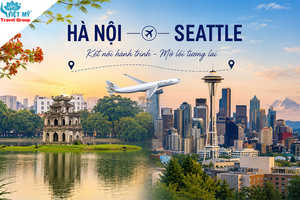 STARLUX Airlines ưu đãi đến 20% vé máy bay từ Hà Nội đi Mỹ
