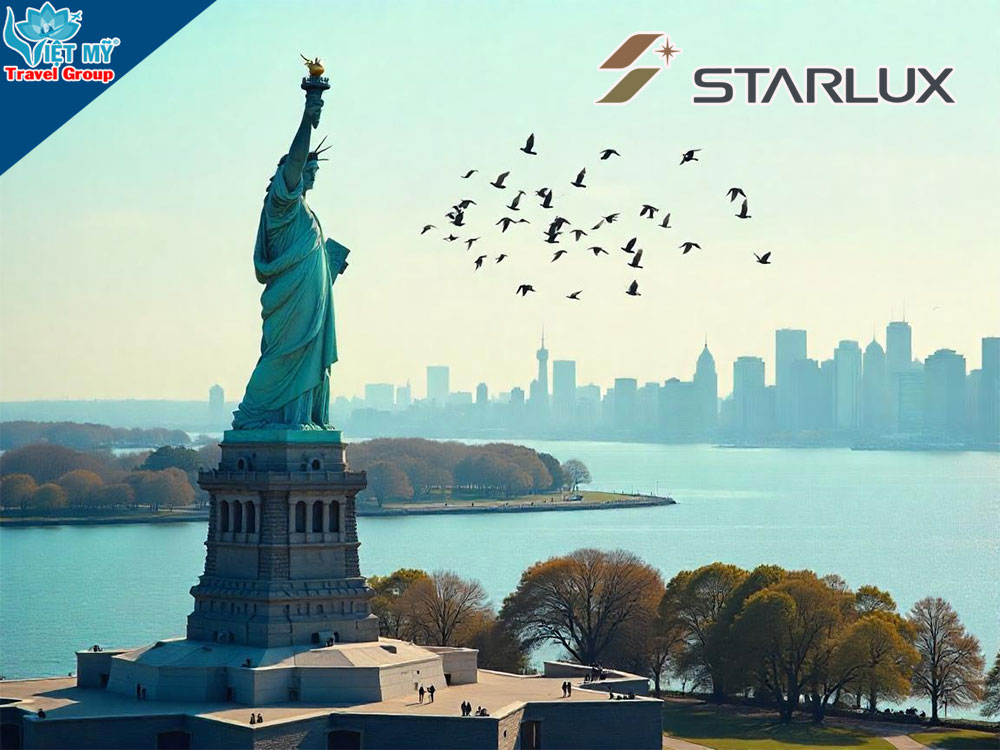 Săn vé STARLUX Airlines đi Mỹ giảm đến 22%, áp dụng đến 30/09/2026