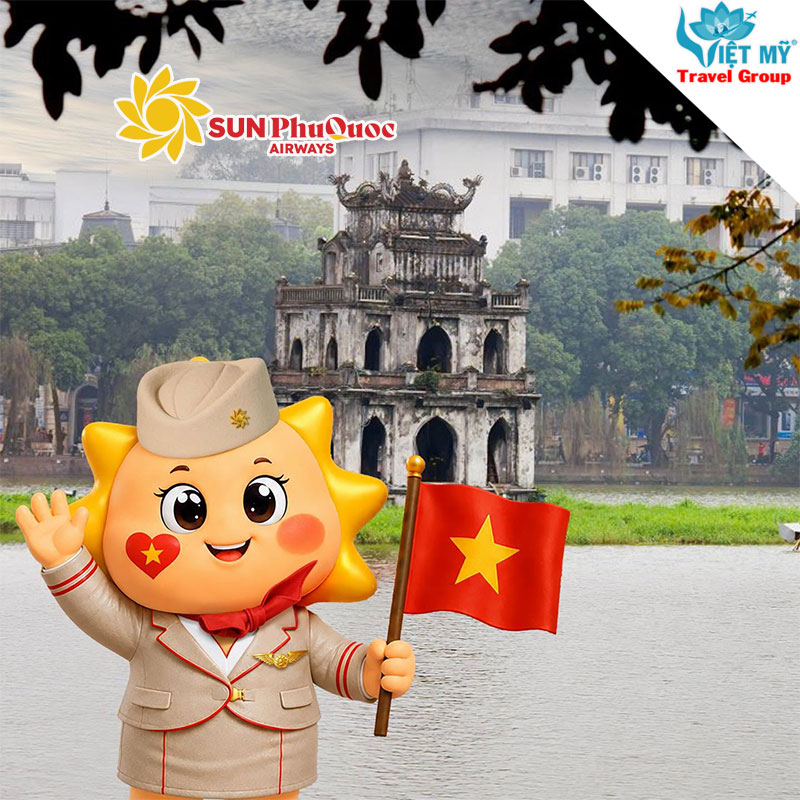 Đón lễ 2/9 Sun PhuQuoc Airways ưu đãi 29% giá vé nội địa