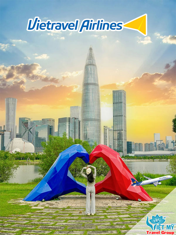 Vietravel Airlines mở đường bay TPHCM - Thâm Quyến từ 15/08/2026