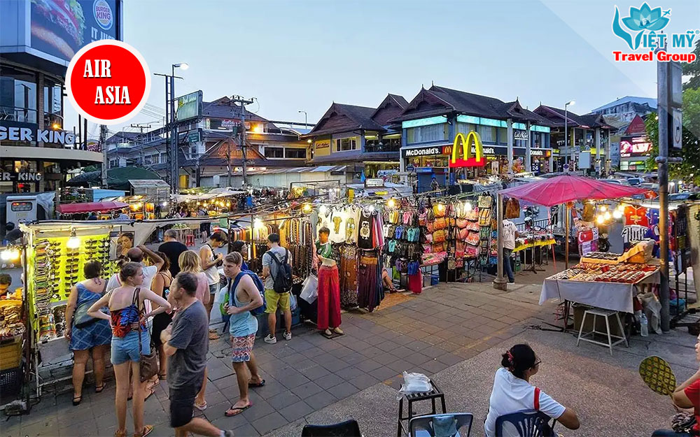 AirAsia giảm đến 27% vé máy bay đi Bangkok và Chiang Mai