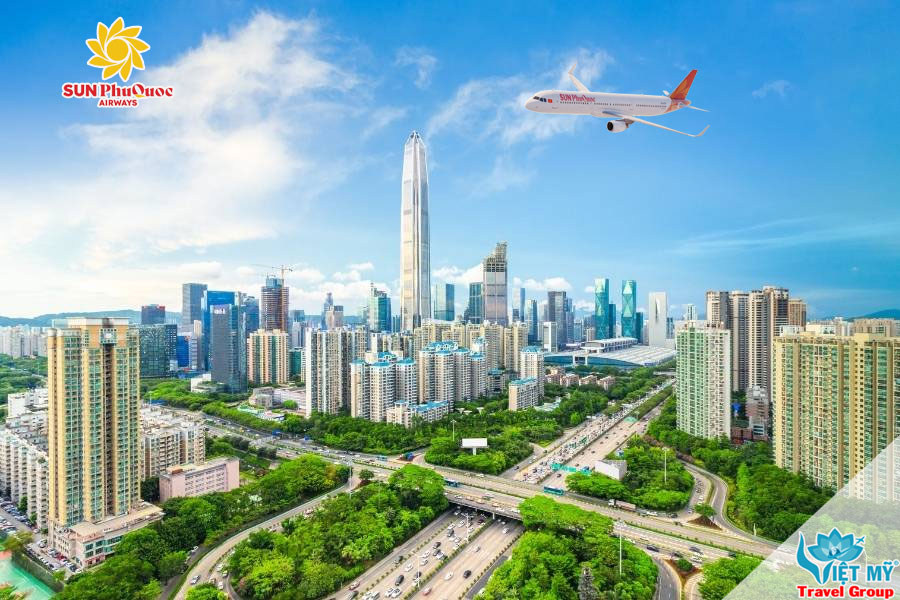 Sun PhuQuoc Airways giảm 20% vé Phú Quốc - Thâm Quyến 2 Sun PhuQuoc Airways giảm 20% vé Phú Quốc - Thâm Quyến